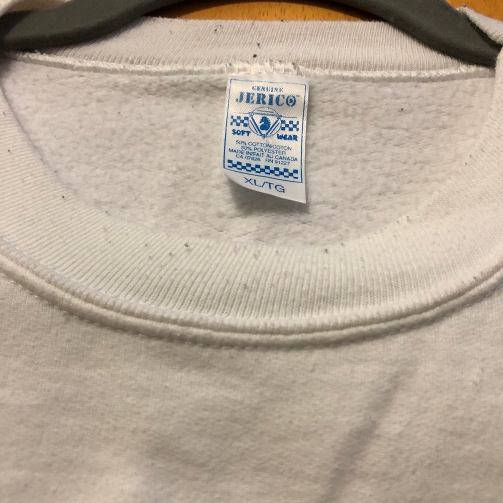Embroidered flowers crewneck. Grandmacore. Size XL. ❣️ - Picture 6 of 7